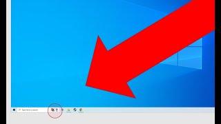 How to get rid of the image in the windows 10 search/task bar