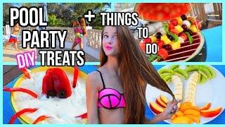 Pool Party DIY Treats, Things To Do + Essentials!  2015! | Tatiana Boyd