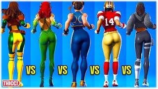 FORTNITE *TOP 130* FEMALE SKINS SHOWCASED WITH PARTY HIPS (UPDATED 2022) ️