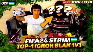 FIFA24 1vs1 TOP-1 IGROKBLAN OYNIMIZA - O'zbekcha Jonli efir / STRIM STAYLzy