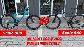Die Scott Scale 2023 Familie vorgestellt. Und das Scale 980 und 940 im Vergleich.