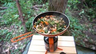 Jetboil Recipes | Corned Beef Hash and Eggs | ASMR Cooking in the Woods