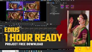 1 hour ready made edius project free download || new 2023 edius project free download || edius x