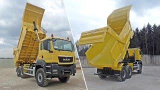 Карьерный самосвал МАН 6x6 для горной породы