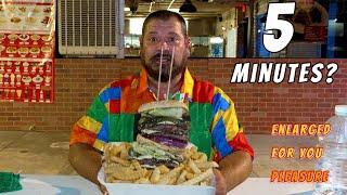 Cobian Burger, Shakes and Tacos Mexican Heart Attack Challenge