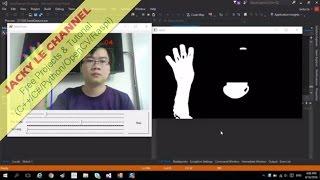 Hand recognition full source code OpenCV