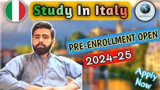 Pre enrollment for italy 2024 | How to do universitaly pre-enrollment | Universitaly