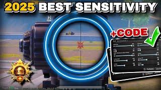 Pubg mobile sensitivity settings 2025  Best sensitivity + code  Copy & Use