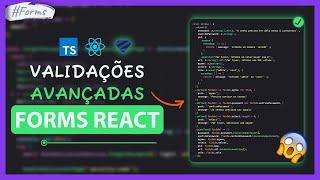 TUTORIAL FORMULÁRIO AVANÇADO COM REACTJS - Custom Components + React Hook Form + Zod + Typescript