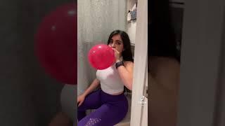 Blowing up balloons