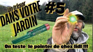 un trésor dans votre jardin N°5 / on test le pin pointer de chez Lidl