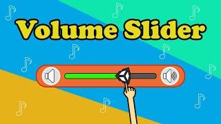 How To Make A Volume Slider In 4 Minutes - Easy Unity Tutorial
