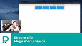 How to Webflow - Stream Clip - Mega Menu Basics - Tutorial 2020