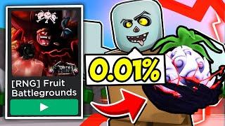 They made a RNG BATTLEGROUNDS GAME on Roblox.. (Fruits Battlegrounds)