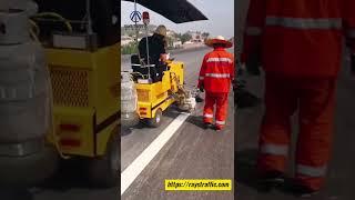 Automatic Road Marking Machine-Thermoplastic Paint Skip line & Solid line Marking