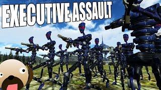 Robot Assault! FPS RTS Real Time Strategy Game - Executive Assault Gameplay