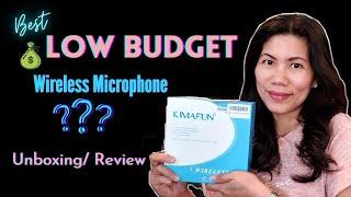 Kimafun 2.4G Wireless Microphone / Unboxing and Review