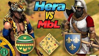 Aztecs vs Franks | 1v1 Arabia | vs MbL | AoE2