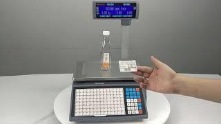 Electronic Barcode Label Printing Scales weighing scale