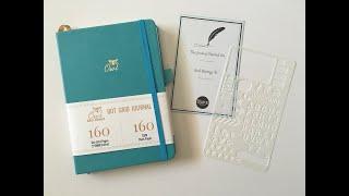 Buke Stationery Dot Grid Notebook Review & Pen Testing (160 GSM thick paper)