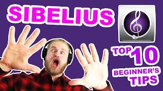 TOP 10 SIBELIUS TIPS FOR BEGINNERS | Sibelius Tutorial