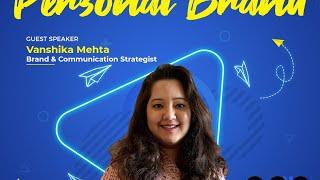 Grow Your Personal Brand ft. Vanshika Mehta - Socially Desi Live