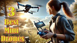 Top 3 Best Mini Drones with Camera | Best Mini Drones Under 50 | #tech #drone #minidrone #the3best