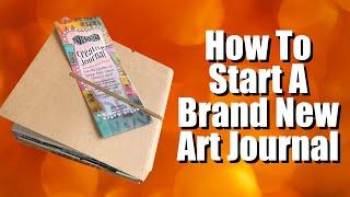 Starting A Brand New Tall Junk Journal Magazine Collage Art Journal