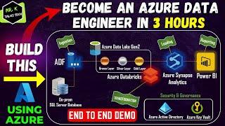 An End to End Azure Data Engineering Real Time Project Demo | Get Hired as an Azure Data Engineer