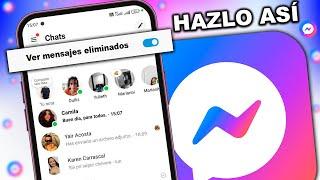 Como VER Mensajes ELIMINADOS en Messenger ¡Explicado paso a paso!