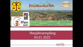 Neujahrsempfang Ortsgemeinde Klingenmuenster 04.01.2025