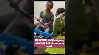 Beginilah kasih sayang kakak terhadap adek, Luar biasa adab nya kakak ini #shorts #viral