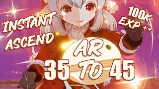 【Genshin Impact】 Ascending from Adventure Rank 35 jump to 45