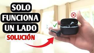 Mi audífono Bluetooth no se escucha de un lado solución FÁCIL