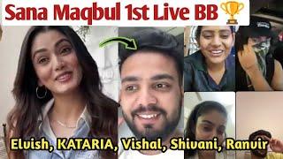 Sana Maqbul 1st Live After Bigg Boss OTT 3 Winning On Elvish, Lovekesh, Shivani, Vishal,Ranvir,Arman