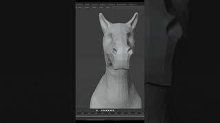 Few minutes Blender - Horse - MetaBall - Sculpt Ep1 The Born