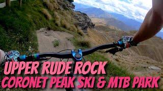 Incredible views on Upper Rude Rock - Coronet Peak Ski & MTB Park, Queenstown, New Zealand