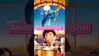 Ratatouille 2007 Starcast ( Animated  Original ) #nowvsthen #Animatedvsoriginal