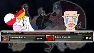 I joined a Noob game as Germany in HOI4