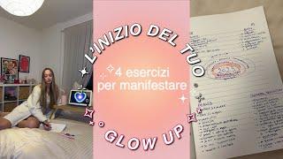 GLOW UP PLAN 1/3: come porsi obbiettivi + esercizi per manifestare il 2023 dei tuoi sogni