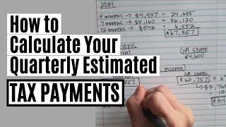 How to Calculate Quarterly Estimated Tax Payments | "UNEARNED" INCOME