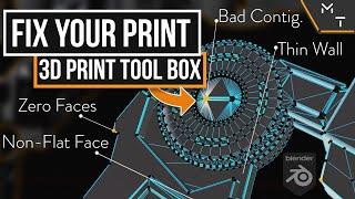 Blender Mesh Fixing | 3D Printing Tool Box Explained