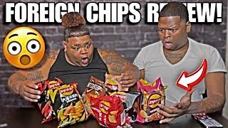 TRYING FOREIGN POTATOE CHIPS W/ BAE @TeronBihh95  (HILARIOUS) 