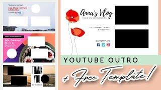 How to Create a Youtube Outro in Canva + 5 Free Editable Outro Template 