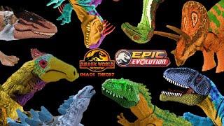 Jurassic world Chaos Theory epic Evolution Wave 3 custom dinosaur toy designs