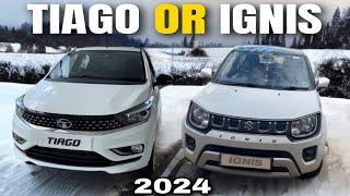 Tata Tiago vs Ignis 2024 - Which is Better? | Maruti Ignis vs Tiago 2024 | New Tata Tiago 2024 Model