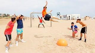 REMATES ACROBÁTICOS EN LA PLAYA CON LA ÉLITE!!