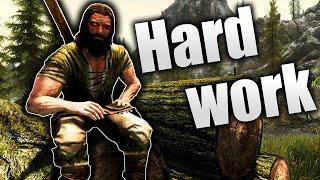 Skyrim, but I'm just a Woodcutter Part 2