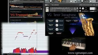 Jazz Tenor Saxophone Kontakt sample library. Orchestral, brass and woodwind vst, wav.