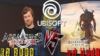 Assassin's Creed ORIGINS VS Assassin's Creed II (E3 2017 VS E3 2009) [SonnyK]